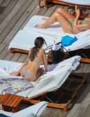 Eiza Gonzalez in Bikini at Poolside in Honolulu