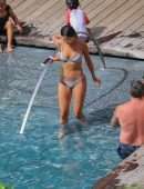 Eiza Gonzalez in Bikini at Poolside in Honolulu