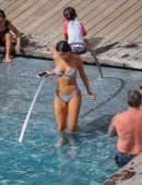 Eiza Gonzalez in Bikini at Poolside in Honolulu
