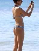Emily Blackwell – Bikini Candids on the Beach in St. James