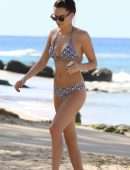 Emily Blackwell – Bikini Candids on the Beach in St. James