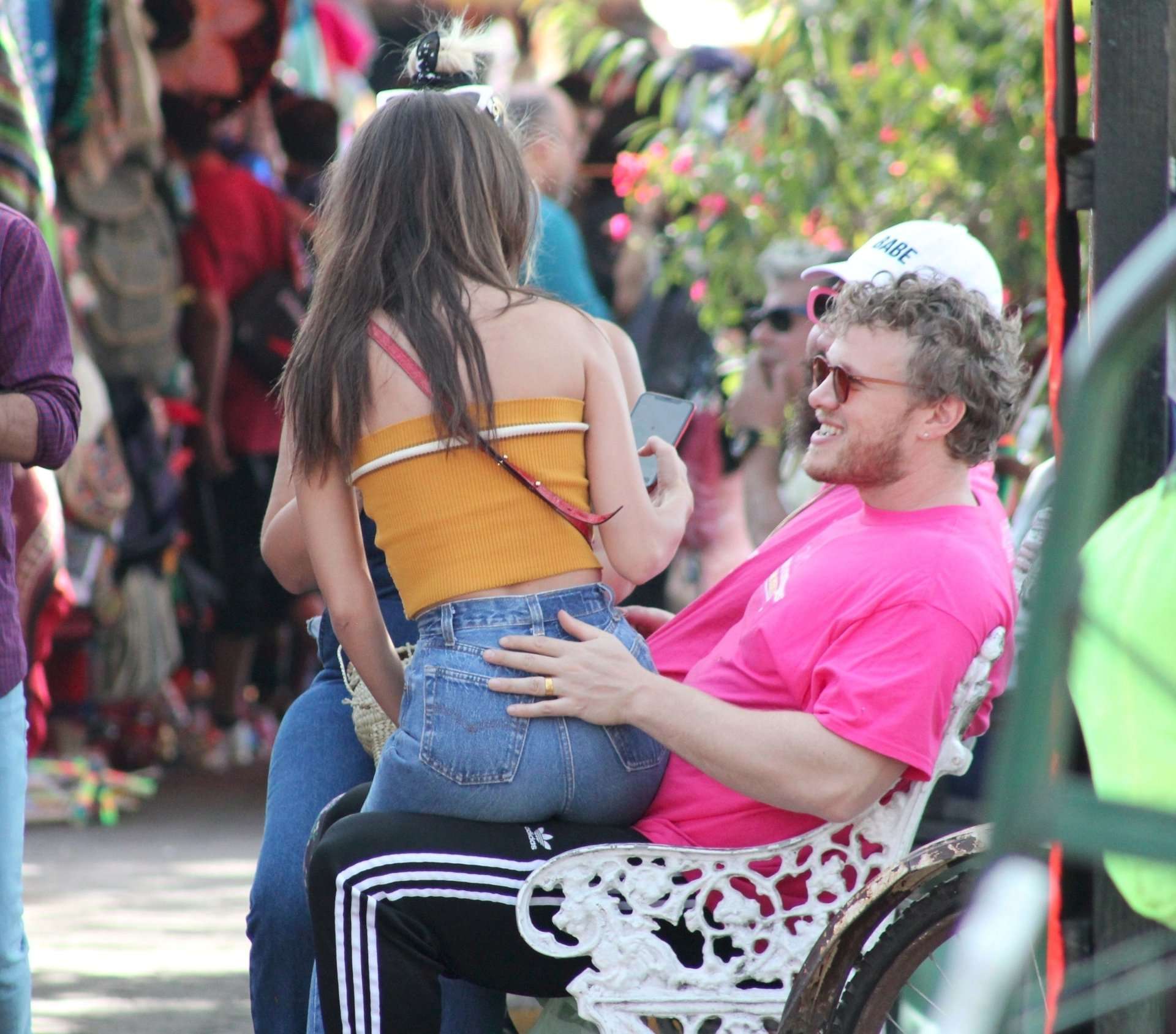 Emily Ratajkowski Booty in Jeans in Xochimilco in Mexico City