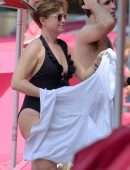 Emma Forbes on Vacation in Barbados
