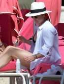 Emma Forbes on Vacation in Barbados