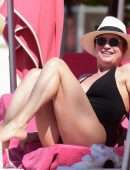 Emma Forbes on Vacation in Barbados