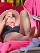 Emma Forbes on Vacation in Barbados