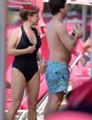 Emma Forbes on Vacation in Barbados