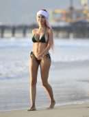 Farrah Abraham for Bikini Photoshoot on the Beach in Santa Monica
