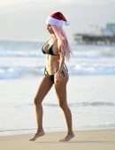 Farrah Abraham for Bikini Photoshoot on the Beach in Santa Monica