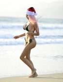 Farrah Abraham for Bikini Photoshoot on the Beach in Santa Monica