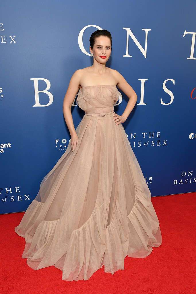 Felicity Jones at the Screening of "On The Basis Of Sex" NYC
