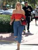 Iskra Lawrence in Jeans Out at South Beach in Miami