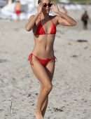 Jasmine Sanders Booty in Bikini on Beach in Miami