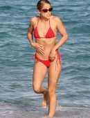 Jasmine Sanders Booty in Bikini on Beach in Miami