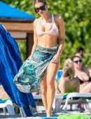 Joy Corrigan in Bikini at the Beach in Miami