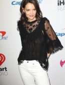 Katie Holmes – Braless See-Through at Z100’s Jingle Ball 2018 in New York