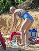 Katy Perry on a Beach in Hawaii
