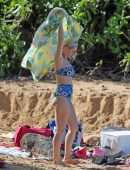 Katy Perry on a Beach in Hawaii