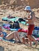 Katy Perry on a Beach in Hawaii