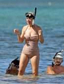 Katy Perry in Swimsuit at the Beach in Hawaii