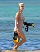 Katy Perry in Swimsuit at the Beach in Hawaii