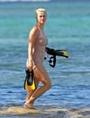 Katy Perry in Swimsuit at the Beach in Hawaii