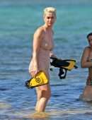 Katy Perry in Swimsuit at the Beach in Hawaii