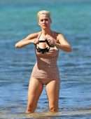 Katy Perry in Swimsuit at the Beach in Hawaii