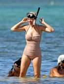Katy Perry in Swimsuit at the Beach in Hawaii