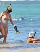 Katy Perry in Swimsuit at the Beach in Hawaii