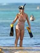 Katy Perry in Swimsuit at the Beach in Hawaii