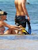 Katy Perry in Swimsuit at the Beach in Hawaii