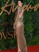 Kendall Jenner Braless See-Through at British Fashion Awards 2018 in London