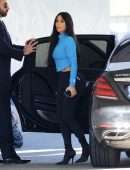 Kim Kardashian Arrive at Taping of 'Keeping Up With The Kardashians' in Sherman Oaks
