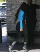 Kim Kardashian Arrive at Taping of 'Keeping Up With The Kardashians' in Sherman Oaks