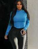 Kim Kardashian Arrive at Taping of 'Keeping Up With The Kardashians' in Sherman Oaks