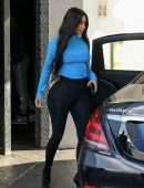 Kim Kardashian Arrive at Taping of 'Keeping Up With The Kardashians' in Sherman Oaks
