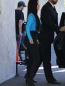 Kim Kardashian Arrive at Taping of 'Keeping Up With The Kardashians' in Sherman Oaks