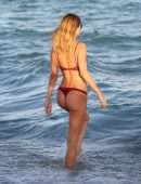 Kimberley Garner Booty in Bikini on the Beach in Miami