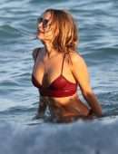 Kimberley Garner Booty in Bikini on the Beach in Miami