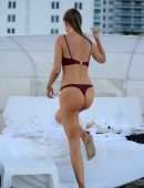 Kimberley Garner Booty in Bikini on the Beach in Miami