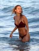 Kimberley Garner Booty in Bikini on the Beach in Miami