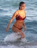 Kimberley Garner Booty in Bikini on the Beach in Miami