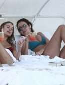Kimberley Garner Booty in Bikini on the Beach in Miami