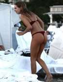 Kimberley Garner Booty in Bikini on the Beach in Miami