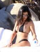 Kourtney Kardashian in Bikini at a Pool in Mexico