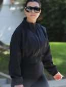 Kourtney Kardashian Booty, Outside a Friend's House in West Hollywood