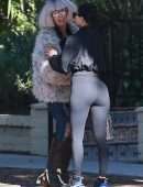 Kourtney Kardashian Booty, Outside a Friend's House in West Hollywood