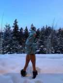 Kourtney Kardashian – Bikini Photoshoot in Alps