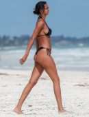 Lais Ribeiro Booty in Bikini on the Beach in Tulum